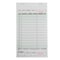 National Checking 4.25"x7.25" 1 Part Green 13 Line Guest Check 50 Checks, PK50 G4774SP - alternate 2
